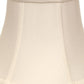HomeRoots 15" Drum Monay Shantung Lampshade in White Finish