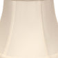 HomeRoots 15" Drum Monay Shantung Lampshade in White Finish