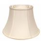 HomeRoots 15" Drum Monay Shantung Lampshade in White Finish