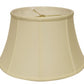 HomeRoots 15" Drum No Slub Lampshade in Ivory Finish