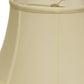 HomeRoots 15" Drum No Slub Lampshade in Ivory Finish