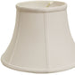 HomeRoots 15" Drum No Slub Lampshade in Snow Finish