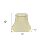 HomeRoots 15" Inverted Rectangle Shantung Lampshade in Ivory Finish