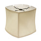 HomeRoots 15" Soft Box Paperback Pongee Silk Lampshade in Ivory Finish