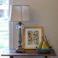 HomeRoots 15" Throwback Drum Linen Lampshade in Cream Finish