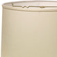 HomeRoots 15" Throwback Drum No Slub Lampshade in Ivory Finish