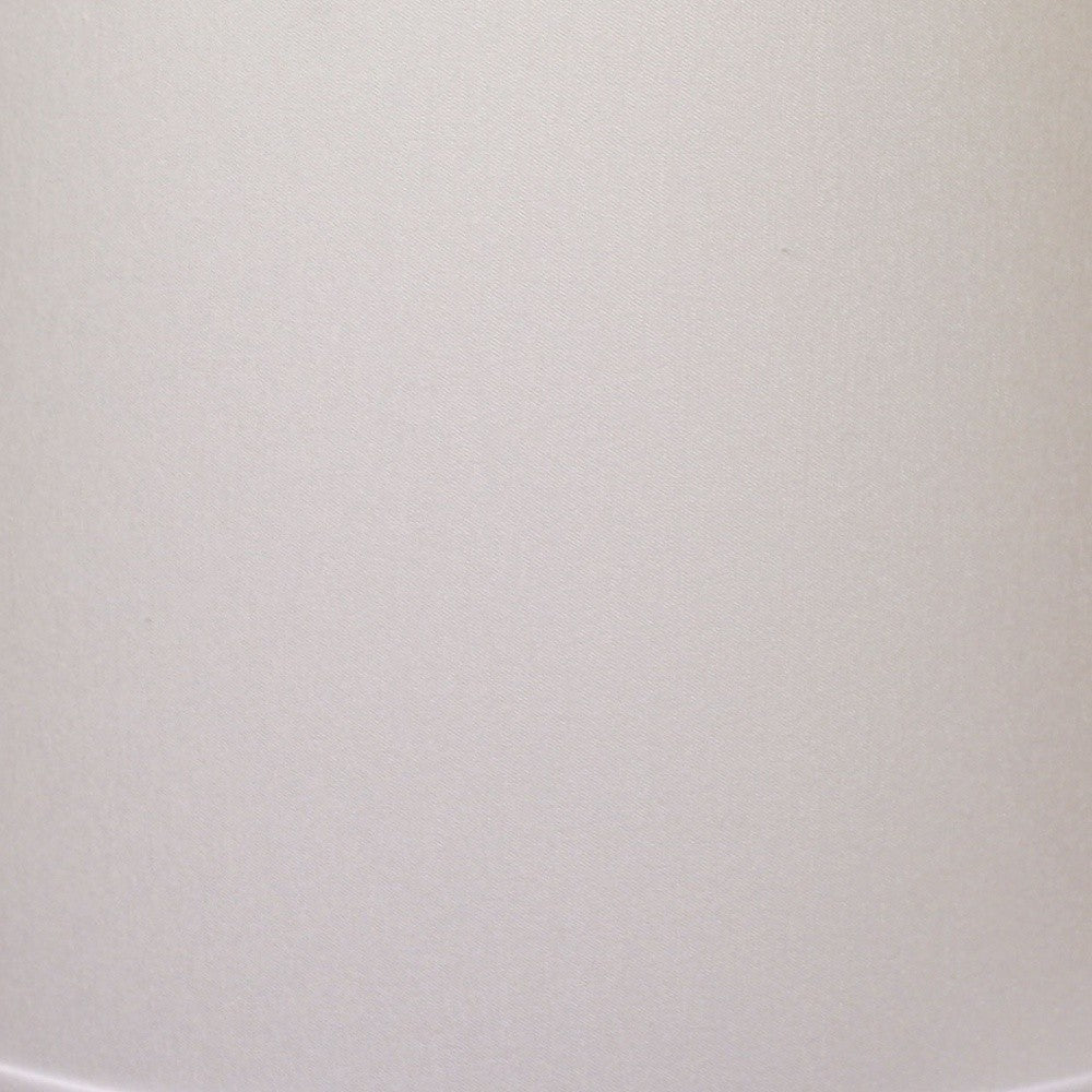 HomeRoots 15" Throwback Drum No Slub Lampshade in White Finish