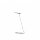 HomeRoots 15" White Metal Desk Table Lamp With White Shade