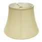 HomeRoots 16" Altered Bell Monay Shantung Lampshade in Antique White Finish