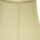 HomeRoots 16" Altered Bell Monay Shantung Lampshade in Antique White Finish