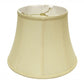 HomeRoots 16" Altered Bell Monay Shantung Lampshade in Antique White Finish