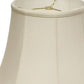 HomeRoots 16" Altered Bell Monay Shantung Lampshade in White Finish