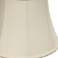 HomeRoots 16" Altered Bell Monay Shantung Lampshade in White Finish