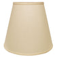 HomeRoots 16" Deep Empire Linen Lampshade With Beige Parchment Finish