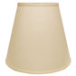 HomeRoots 16" Deep Empire Linen Lampshade With Beige Parchment Finish