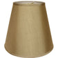 HomeRoots 16" Deep Empire No Slub Lampshade in Pale Brown Finish