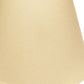 HomeRoots 16" Empire Deep Slanted Linen Lampshade in Parchment Beige Finish
