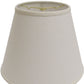 HomeRoots 16" Empire Deep Slanted Linen Lampshade in White Finish