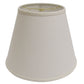 HomeRoots 16" Empire Deep Slanted Linen Lampshade in White Finish