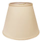 HomeRoots 16" Empire Deep Slanted No Slub Lampshade in Slate Grey Finish