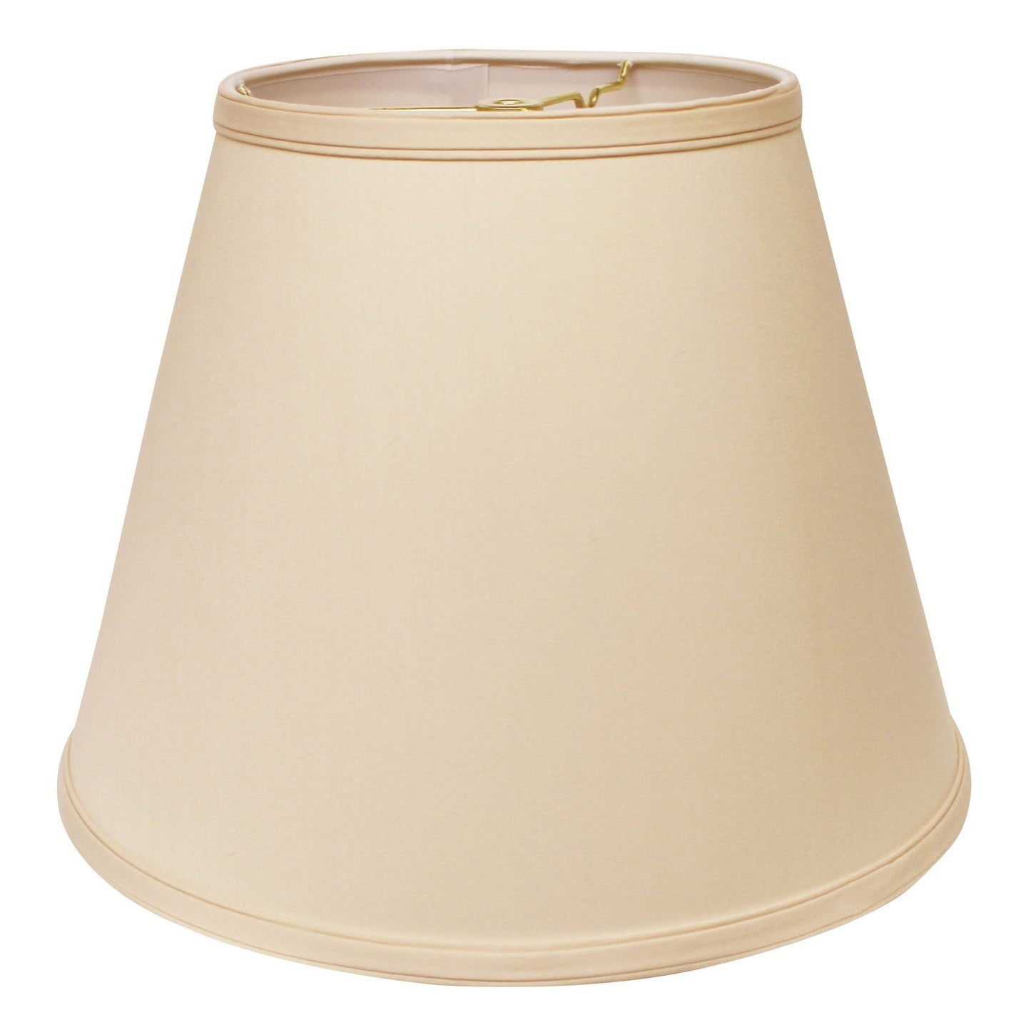 HomeRoots 16" Empire Deep Slanted No Slub Lampshade in Slate Grey Finish