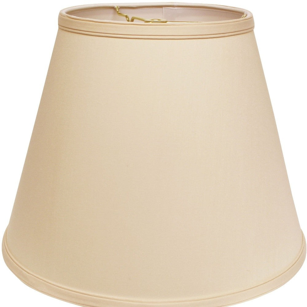 HomeRoots 16" Empire Deep Slanted No Slub Lampshade in Slate Grey Finish