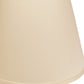 HomeRoots 16" Empire Deep Slanted No Slub Lampshade in Slate Grey Finish