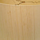 HomeRoots 16" Inherent Slanted Drum Raw Silk Lampshade
