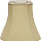 HomeRoots 16" Inherent Slanted Square Bell Linen Lampshade