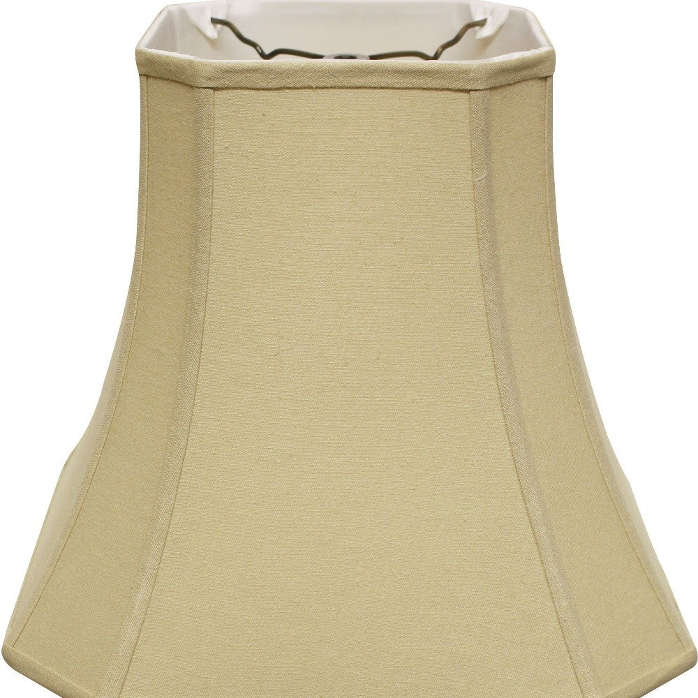 HomeRoots 16" Inherent Slanted Square Bell Linen Lampshade