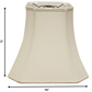 HomeRoots 16" Inherent Slanted Square Bell Linen Lampshade