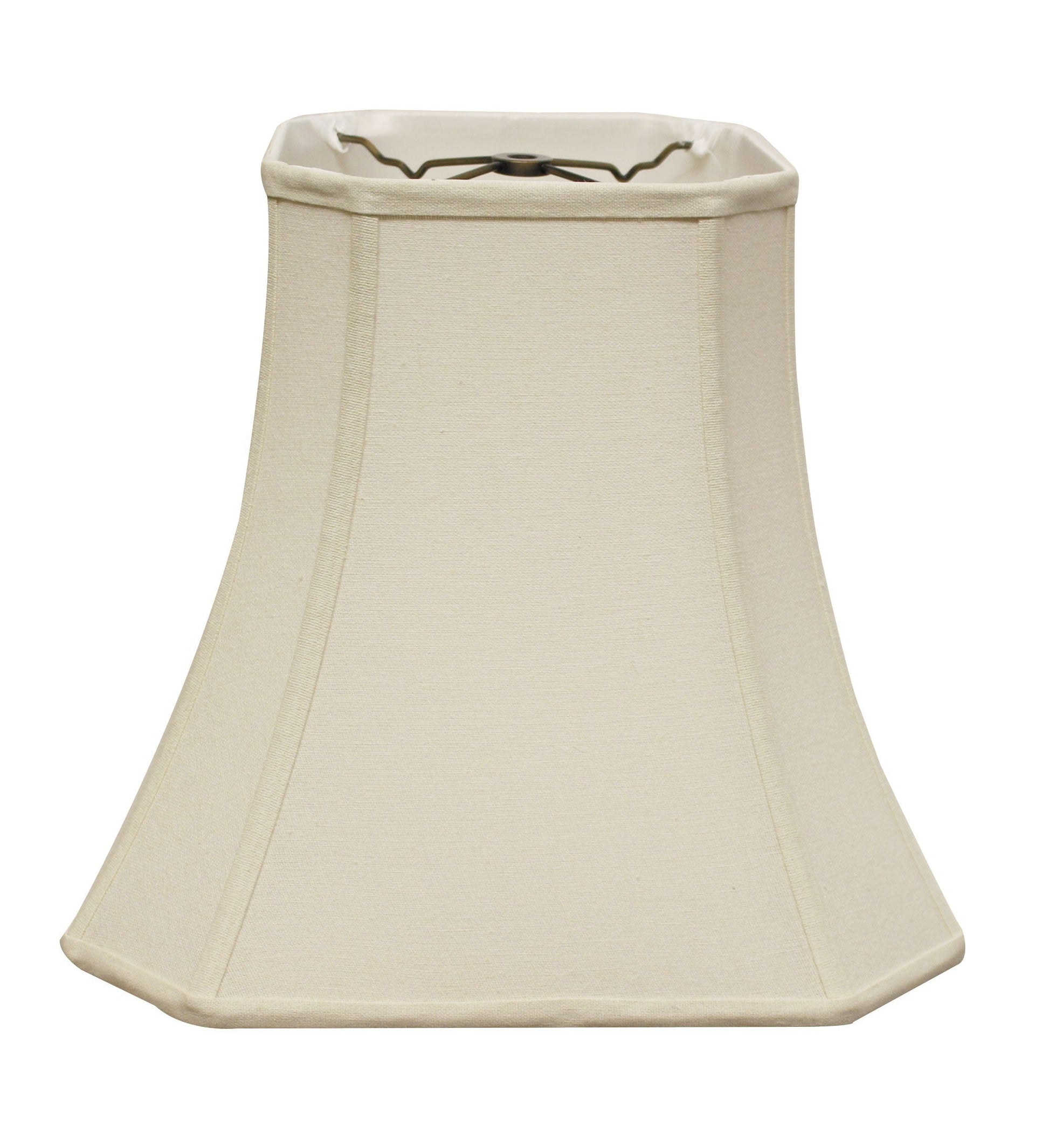 HomeRoots 16" Inherent Slanted Square Bell Linen Lampshade
