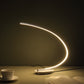 HomeRoots 16” LED Tube Table Lamp in Silver Finish