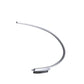 HomeRoots 16” LED Tube Table Lamp in Silver Finish