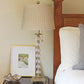 HomeRoots 16" Paperback Linen Lampshade With Side Pleats in Cream Finish
