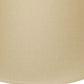 HomeRoots 16" Parchment Rounded Empire Slanted Linen Lampshade in Beige Finish
