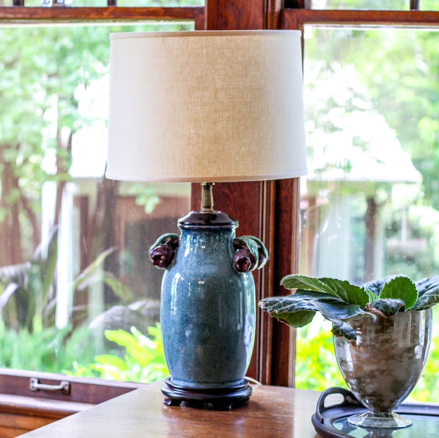 HomeRoots 16" Parchment Throwback Drum Linen Lampshade in Beige Finish