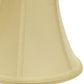 HomeRoots 16" Premium Bell Monay Shantung Lampshade in Antique White Finish