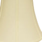 HomeRoots 16" Premium Bell No Slub Lampshade in Ivory Finish