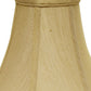HomeRoots 16" Premium Bell No Slub Lampshade in Pale Brown Finish