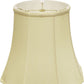 HomeRoots 16" Premium Octagon Monay Shantung Lampshade in Antique White Finish