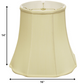 HomeRoots 16" Premium Octagon Monay Shantung Lampshade in Antique White Finish