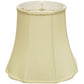 HomeRoots 16" Premium Octagon Monay Shantung Lampshade in Antique White Finish