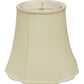 HomeRoots 16" Premium Octagon Monay Shantung Lampshade in Ivory Finish