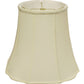 HomeRoots 16" Premium Octagon Monay Shantung Lampshade in Ivory Finish