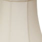 HomeRoots 16" Premium Octagon Monay Shantung Lampshade in White Finish