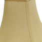 HomeRoots 16" Premium Square Monay Shantung Lampshade in Antique White Finish