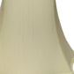 HomeRoots 16" Premium Square Monay Shantung Lampshade in Ivory Finish