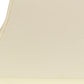 HomeRoots 16" Rectangle Bell No Slub Lampshade in Ivory Finish