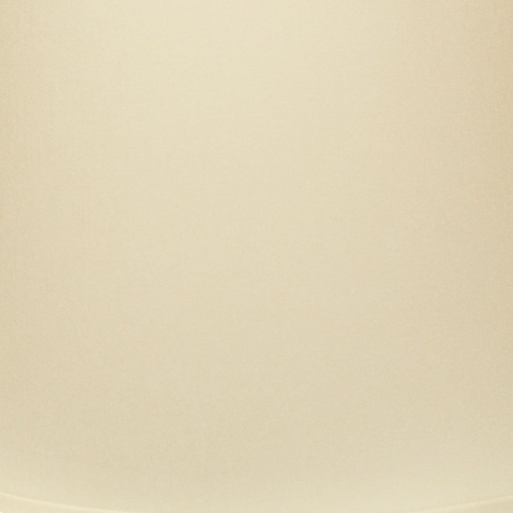 HomeRoots 16" Rounded Empire Slanted No Slub Lampshade in Ivory Finish